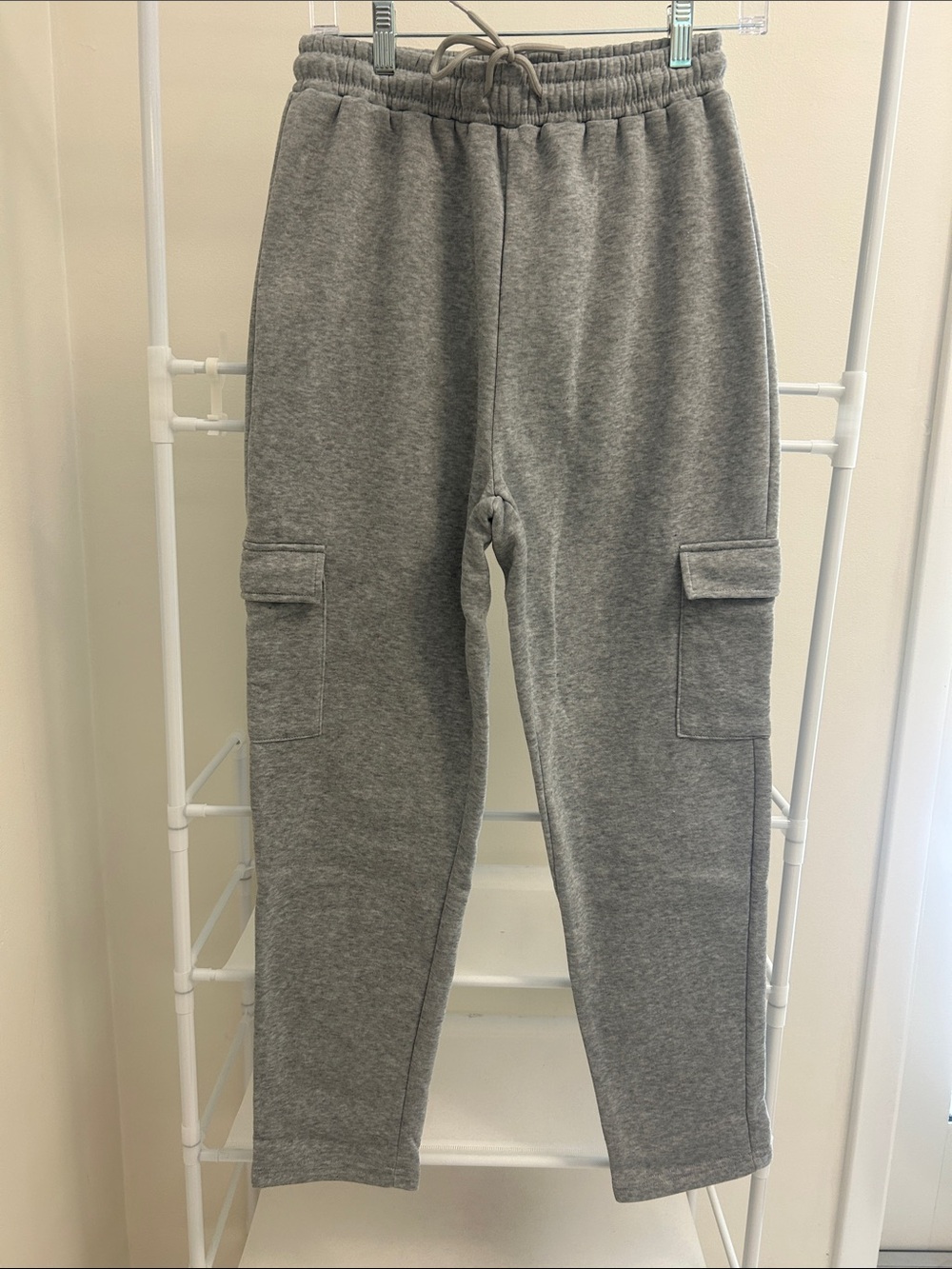 SHEIN Kids Gray Cargo Joggers